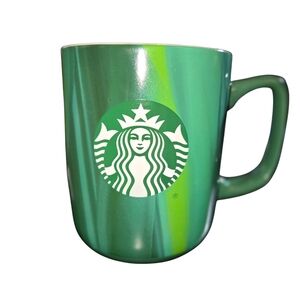 Starbucks 2022 Siren Logo Green Marble & Off White 15‎ oz. Tea Coffee Mug